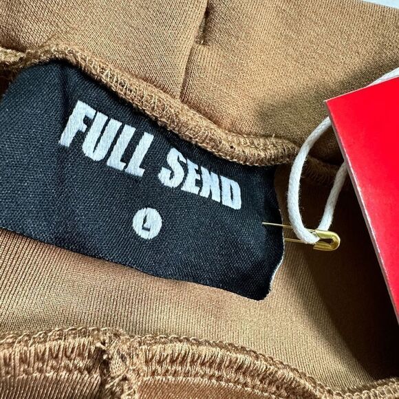 NWT FULL SEND Men’s Tan Joggers - Size Large - Picture 4 of 9